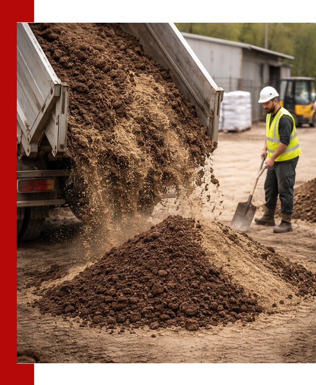 Доставка торфо-песчаной смеси в Сергиевом Посаде для строительства и озеленения