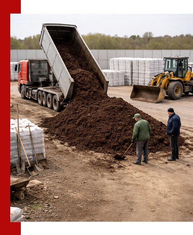 Доставка торфяных смесей оптом и в розницу в Сергиевом Посаде