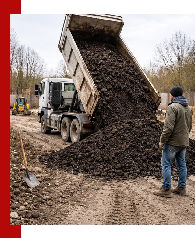 Доставка чернозема навалом в Сергиевом Посаде быстро и выгодно