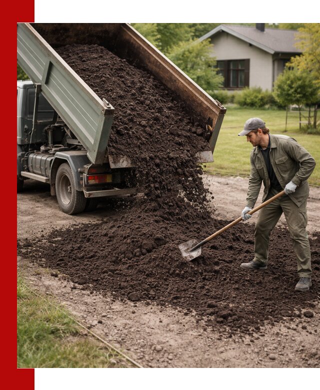 Чернозем для газона с доставкой в Сергиевом Посаде быстро и качественно