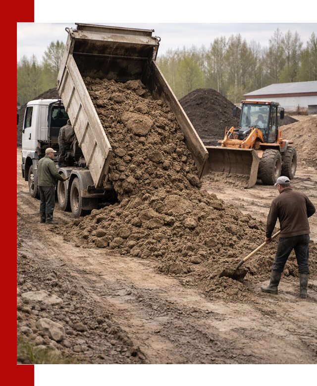 Доставка глин и суглинков в Сергиевом Посаде оптом и вкрай