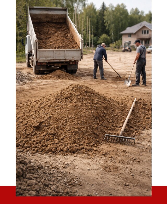 Суглинок для планировки в Сергиевом Посаде с доставкой от 4298 р. | ПРОНЕРУДСгп