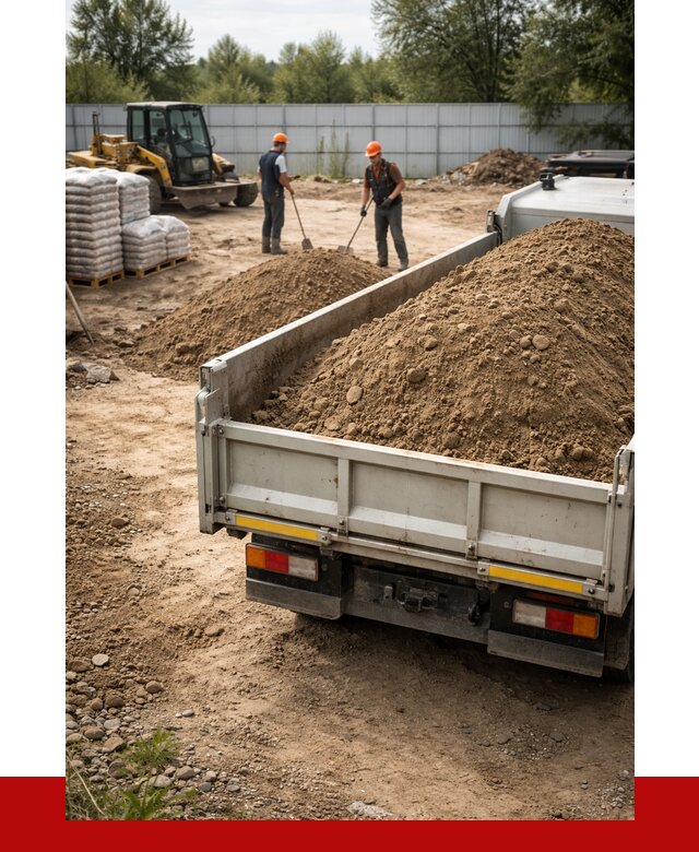 Супесь с доставкой в Сергиевом Посаде от 2507 р. за куб | ПРОНЕРУДСгп