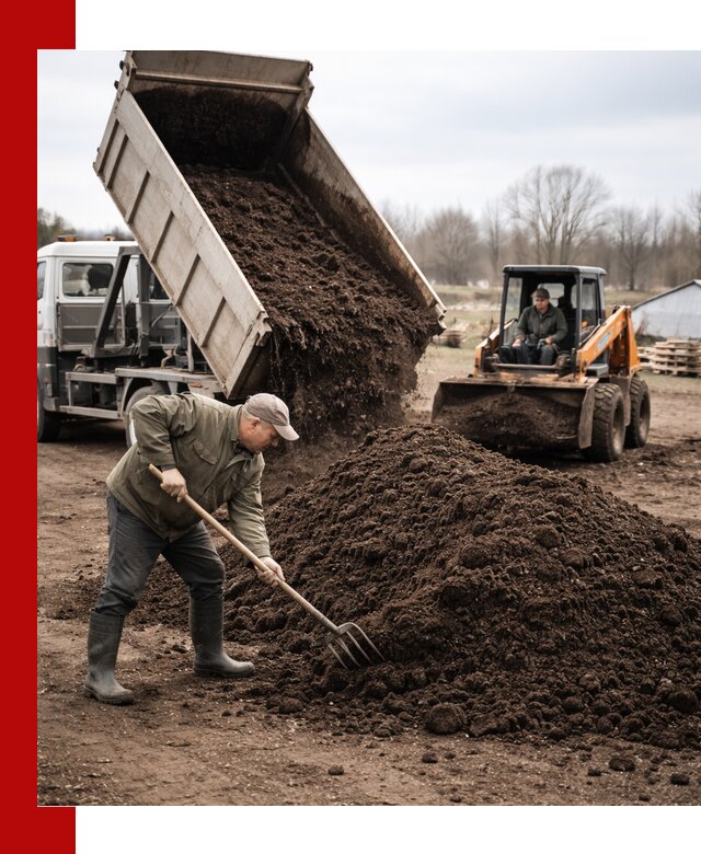 Доставка и продажа перегноя в Сергиевом Посаде быстро и дешево