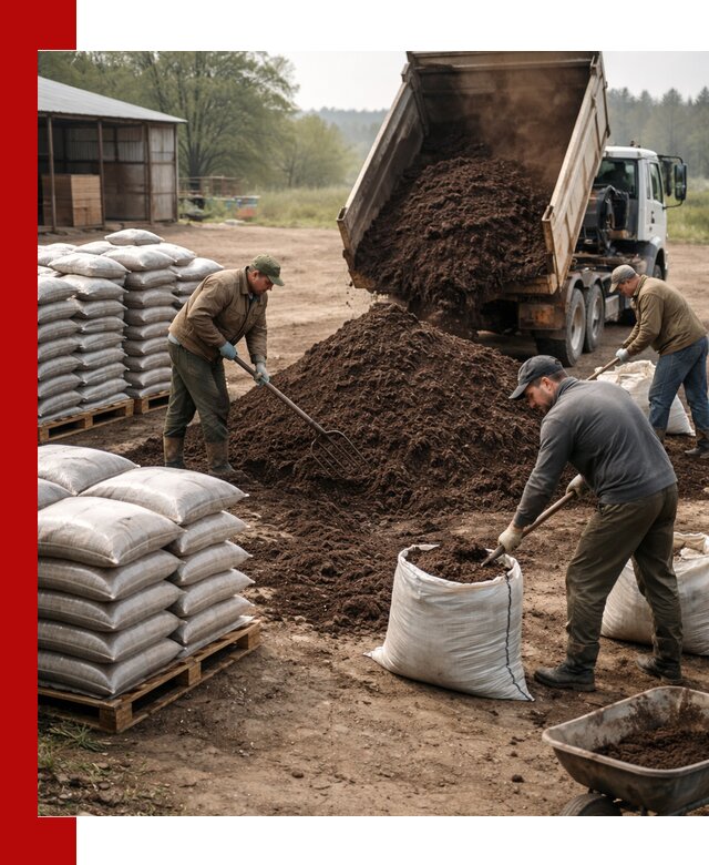 Доставка компоста оптом и в розницу в Сергиевом Посаде