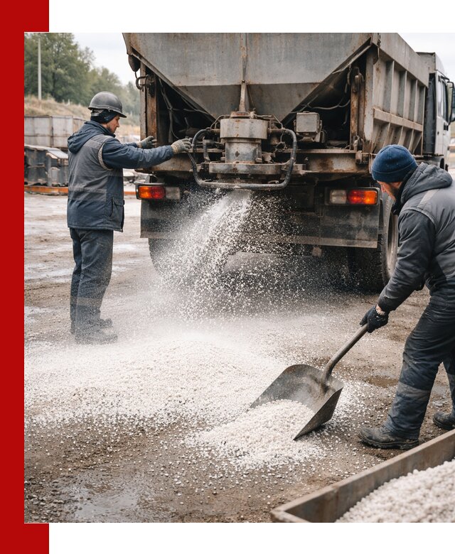 Доставка и продажа хлористого кальция в Сергиевом Посаде