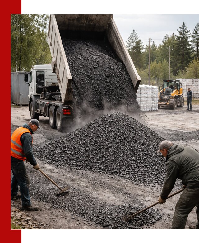 Доставка и продажа асфальтного гранулята в Сергиевом Посаде