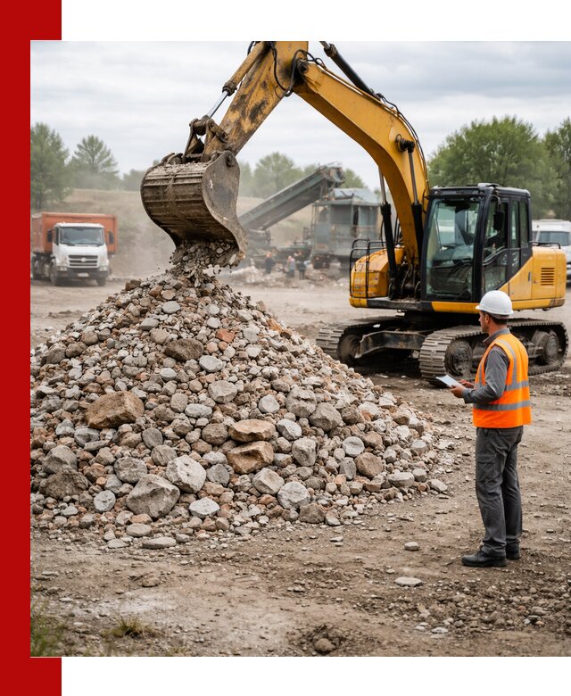 Доставка и вывоз строительного боя в Сергиевом Посаде