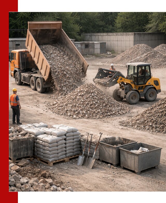 Вторичные материалы для отсыпки в Сергиевом Посаде — поставка и доставка