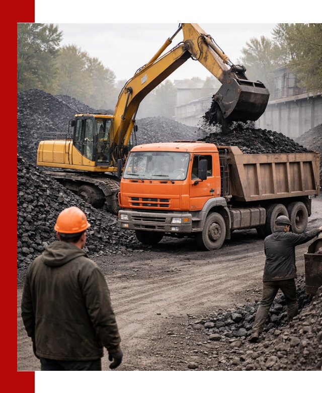 Доставка угля автотранспортом в Сергиевом Посаде быстро и выгодно