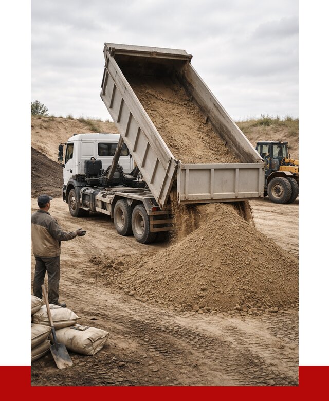 Доставка самосвалом 20 кубов в Сергиевом Посаде от 7676 р. | ПРОНЕРУДСгп