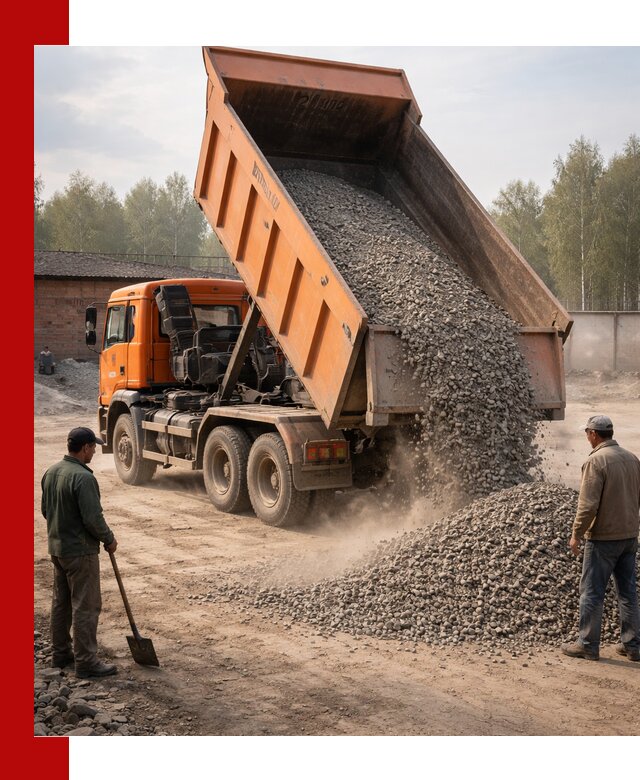 Доставка самосвалом 20 м3 в Сергиевом Посаде быстро и надежно