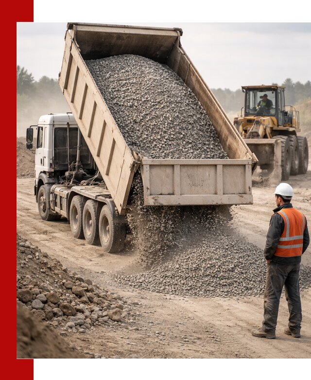 Доставка самосвалом 40 кубов цемента и сыпучих в Сергиевом Посаде