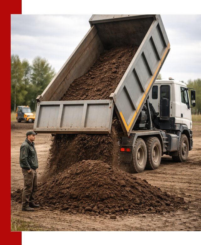 Аренда самосвала с водителем в Сергиевом Посаде для сыпучих грузов и навоза