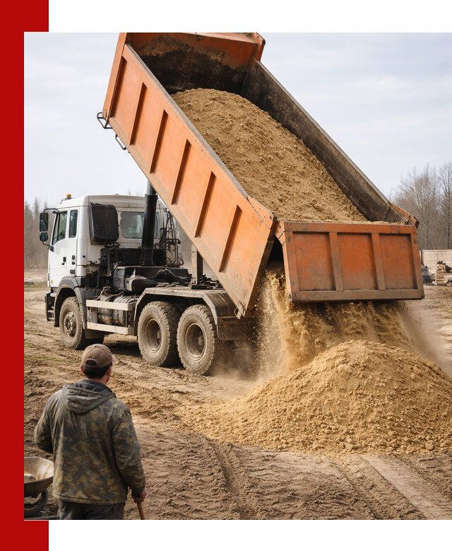 Аренда самосвала 20 тонн для перевозки грузов в Сергиевом Посаде