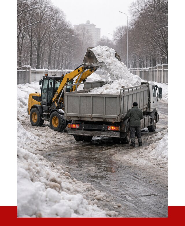 Вывоз снега с погрузкой в Сергиевом Посаде от 3582 р. ПРОНЕРУДСгп