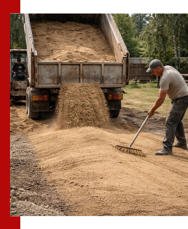 Отсыпка участка песком в Сергиевом Посаде быстро и качественно