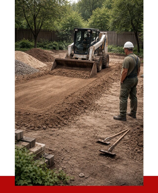 Выравнивание участка под ключ в Сергиевом Посаде от 3582 р. | ПРОНЕРУДСгп